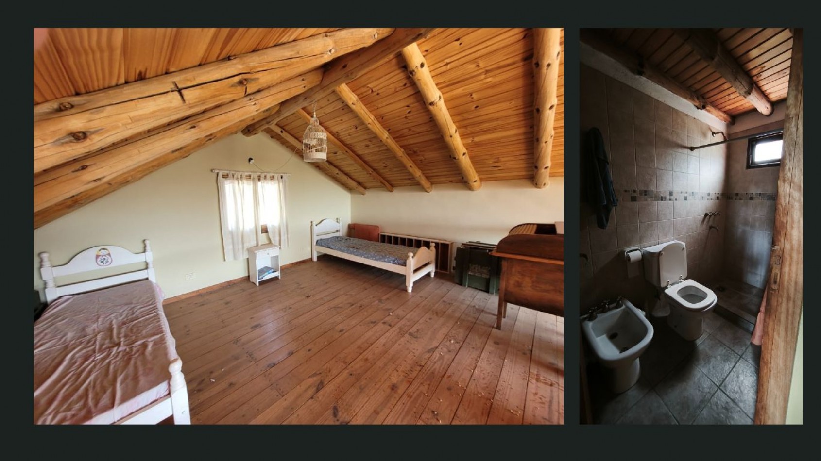 VENTA DE CAMPO DE 7 HECTAREAS CON 2 CABAÑAS DE TRONCOS EN LOS REARTES