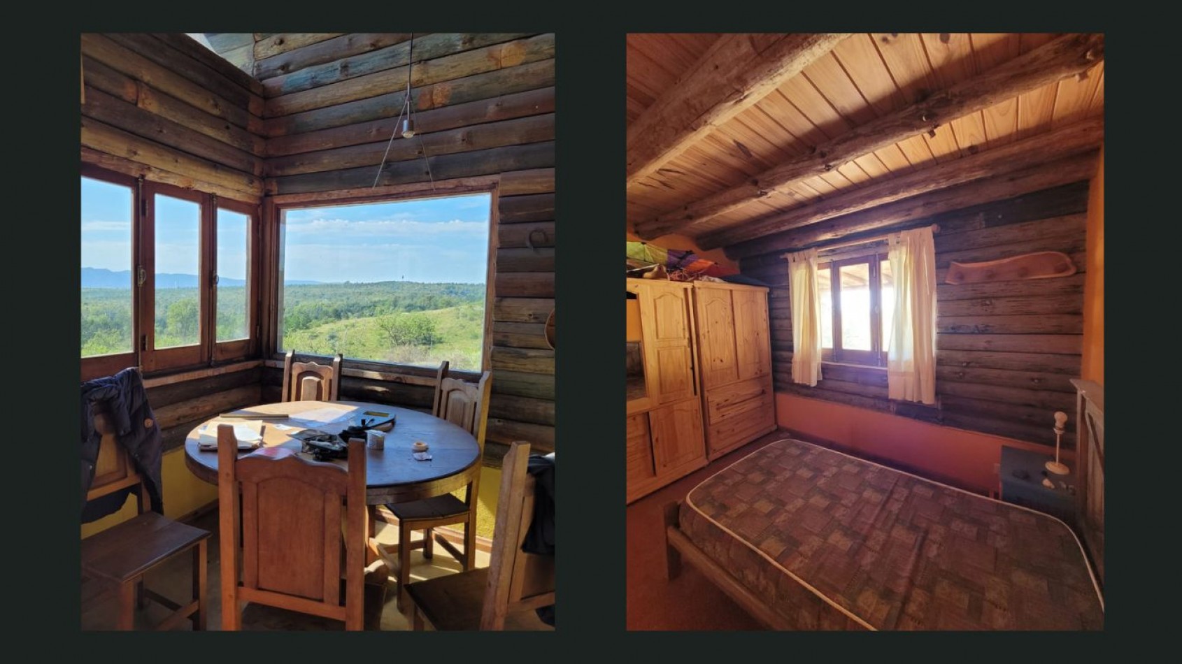 VENTA DE CAMPO DE 7 HECTAREAS CON 2 CABAÑAS DE TRONCOS EN LOS REARTES