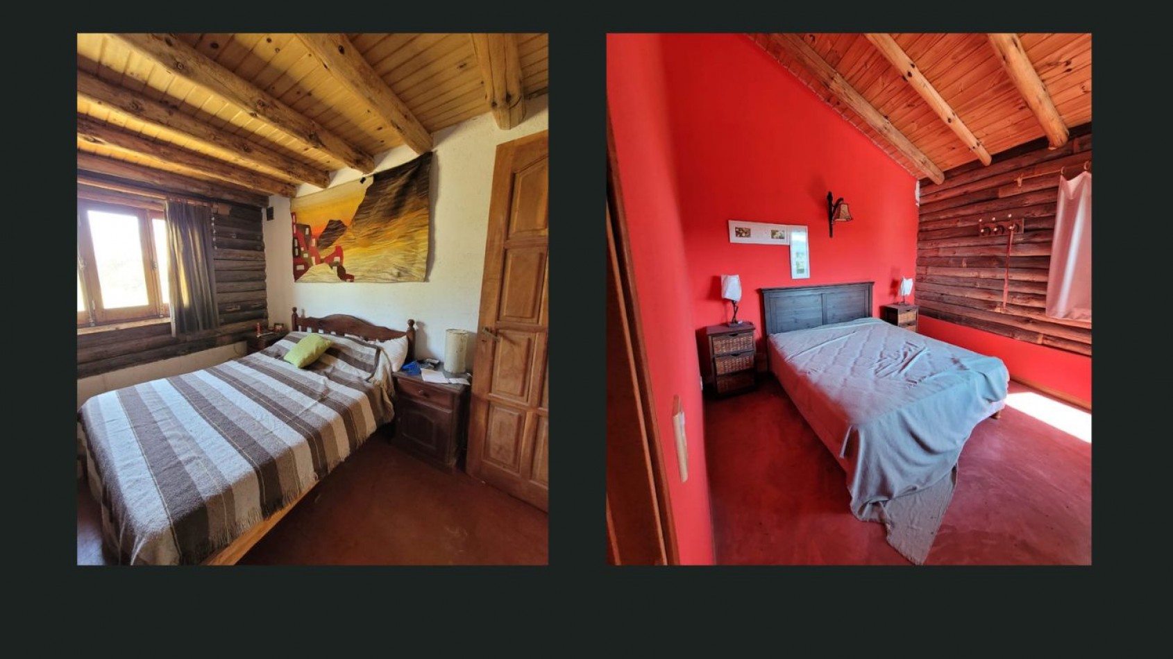 VENTA DE CAMPO DE 7 HECTAREAS CON 2 CABAÑAS DE TRONCOS EN LOS REARTES