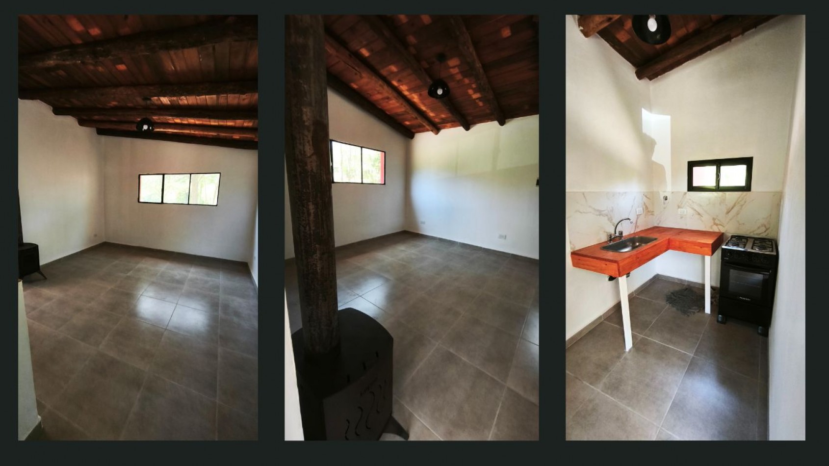 Alquiler permanente - Casa monoambiente a estrenar en el Campo Inambu (Villa General Belgrano)